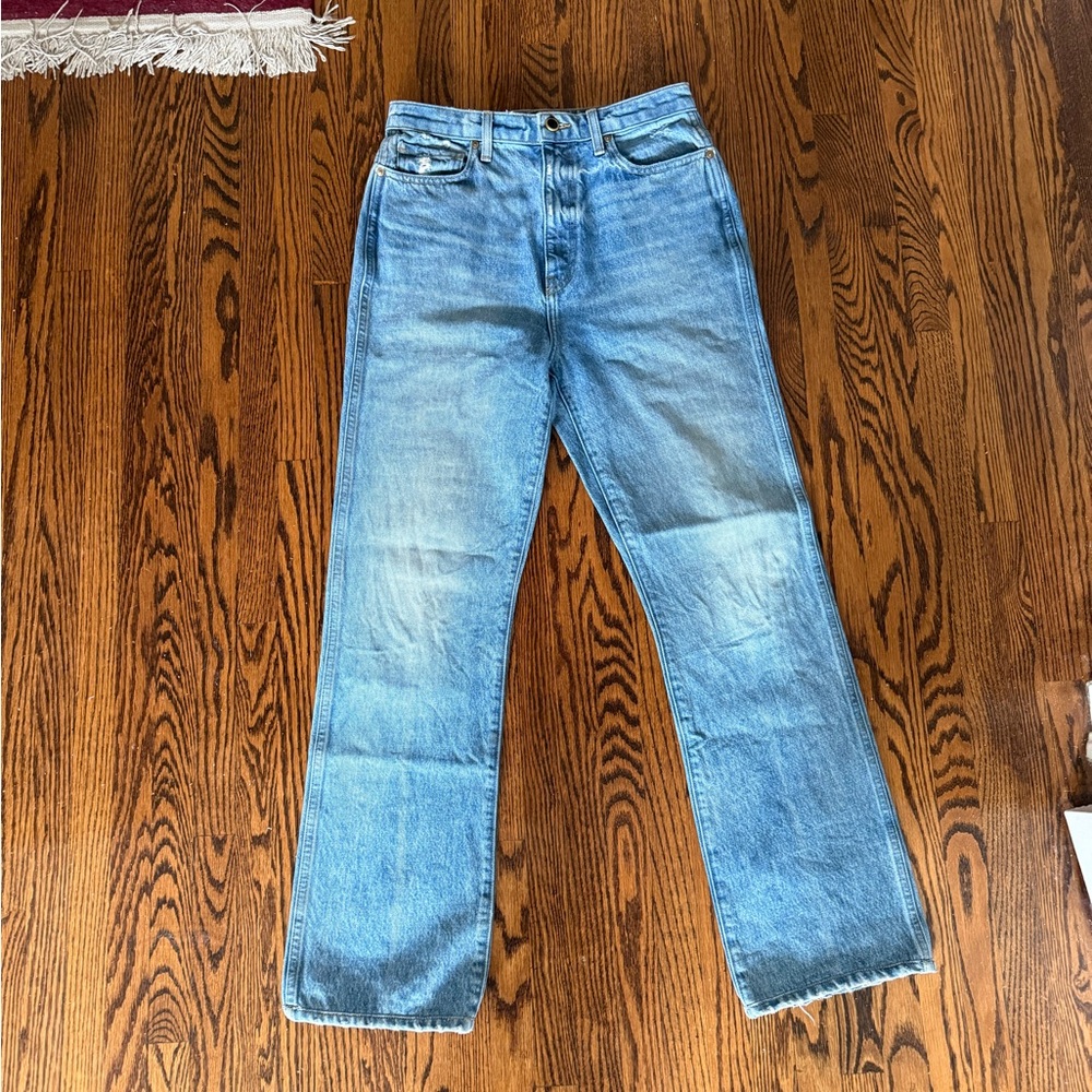 KHAITE Danielle Straight Leg Jeans